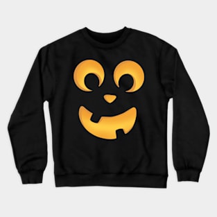 Goofy Jack O Lantern Face Crewneck Sweatshirt